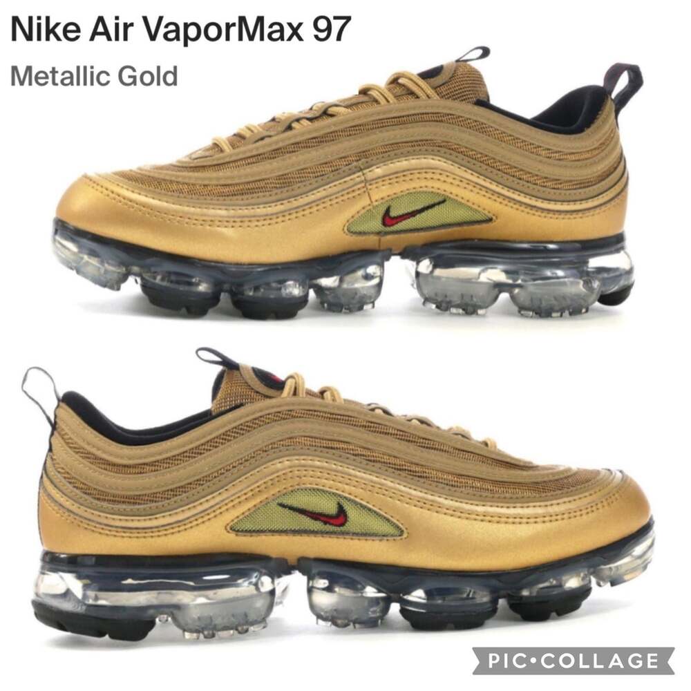 Nike Air VaporMax 97 Metallic Gold size 6
